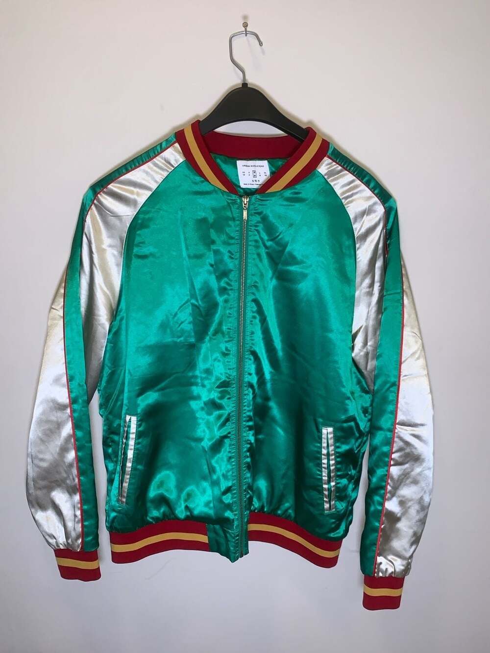 Urban Outfitters x Never Made Embroidered Souvenir Bomber Jacket
